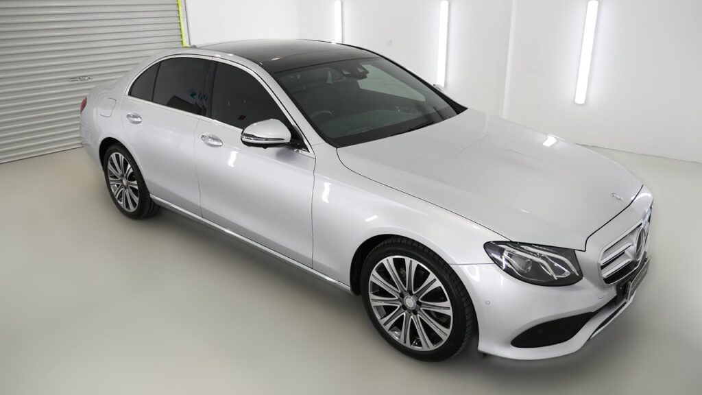 Hire High Tech Silver Benz E