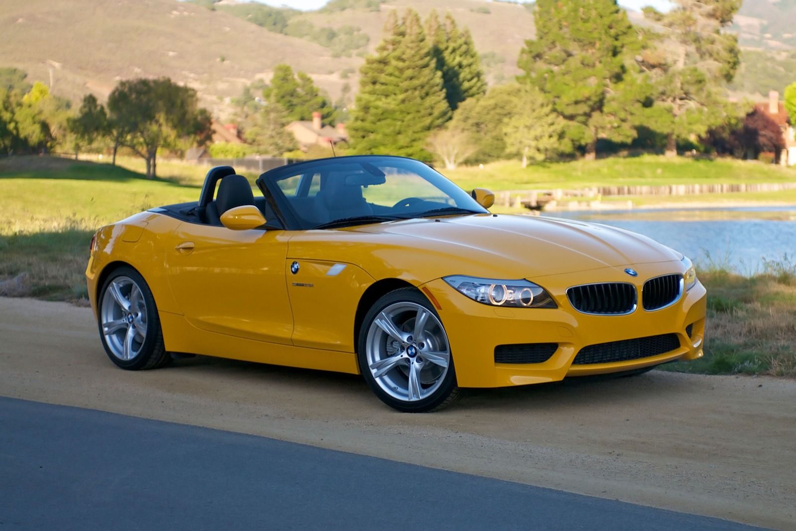 BMW z4 кабриолет синий