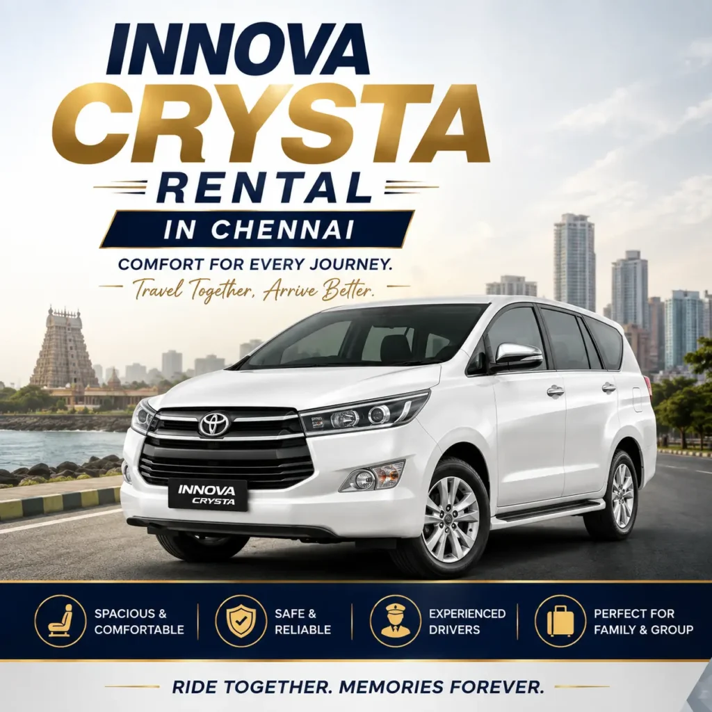 INNOVA CRYSTA RENTAL IN CHENNAI