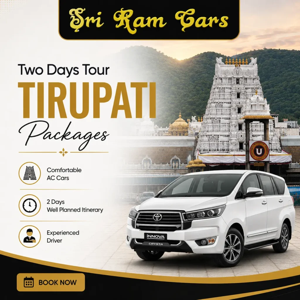 Two days tour tirupati packages in chennai