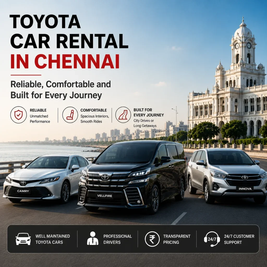 Toyota Car Rental in Chennai