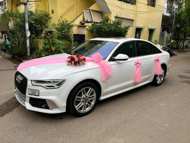 Audi A6 luxury car rental - Sri Ram Cars Chennai