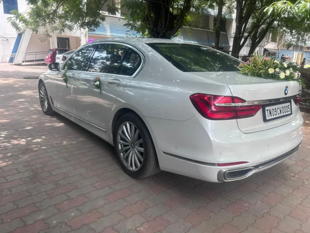 BMW 7 Series car rental in Chennai - Sri Ram Cars Chennai