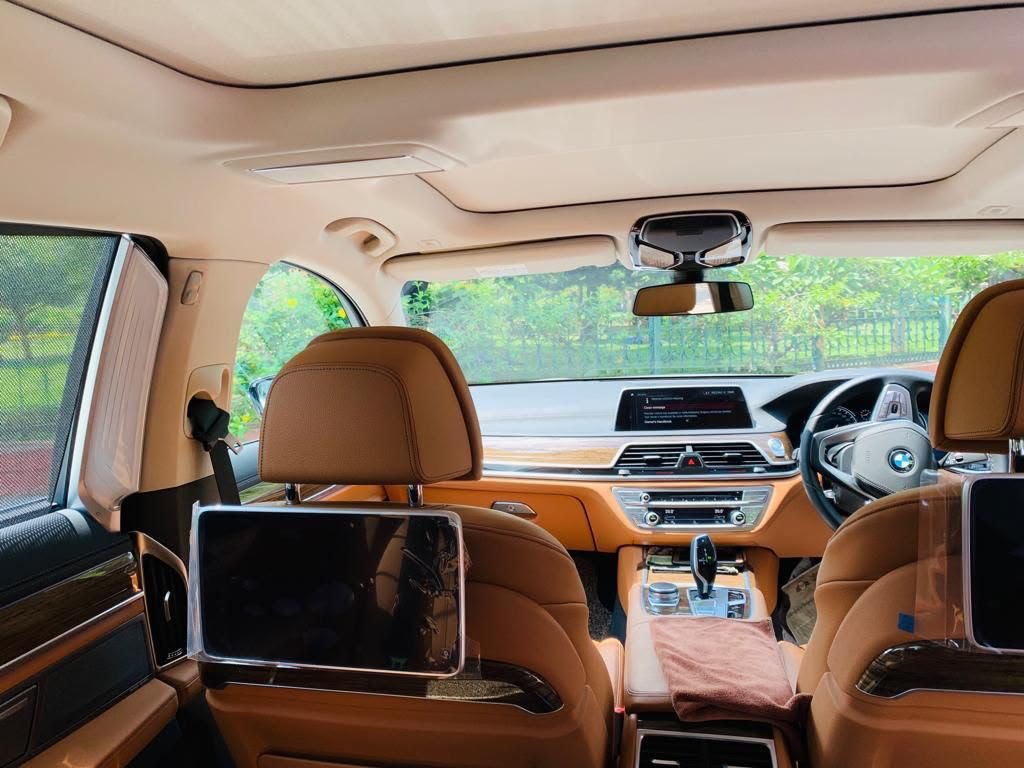 BMW 7 Series luxury interior - Sri Ram Cars Chennai
