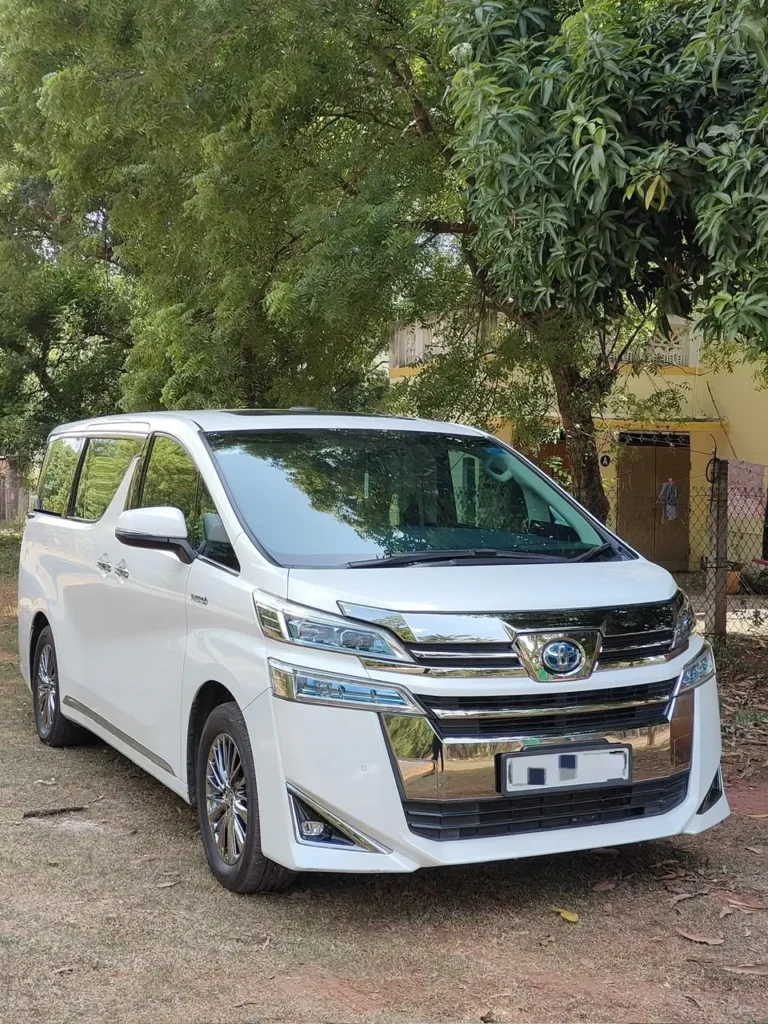SR cars White Toyota Vellfire - Sri Ram Cars Chennai