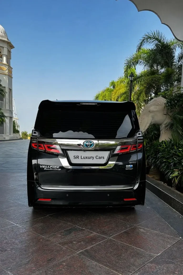 Toyota Vellfire back side - Sri Ram Cars Chennai