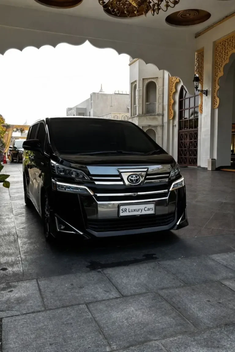 Toyota Vellfire front side - Sri Ram Cars Chennai