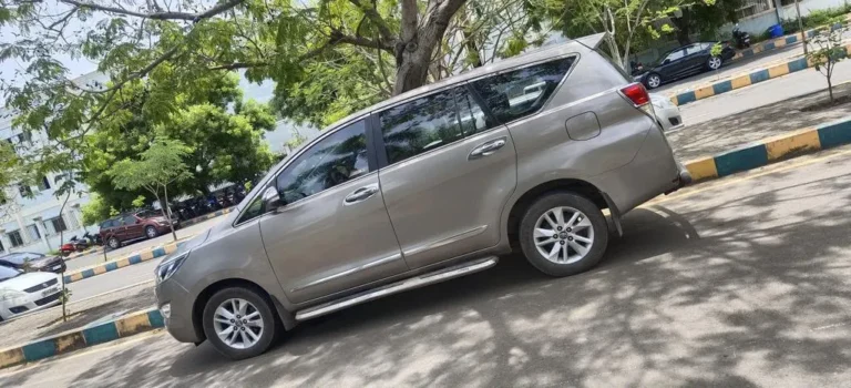 Toyota Innova Crysta from the Sri Ram Cars fleet, Chennai