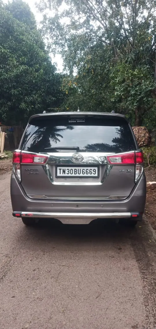 Toyota Innova Crysta from the Sri Ram Cars fleet, Chennai